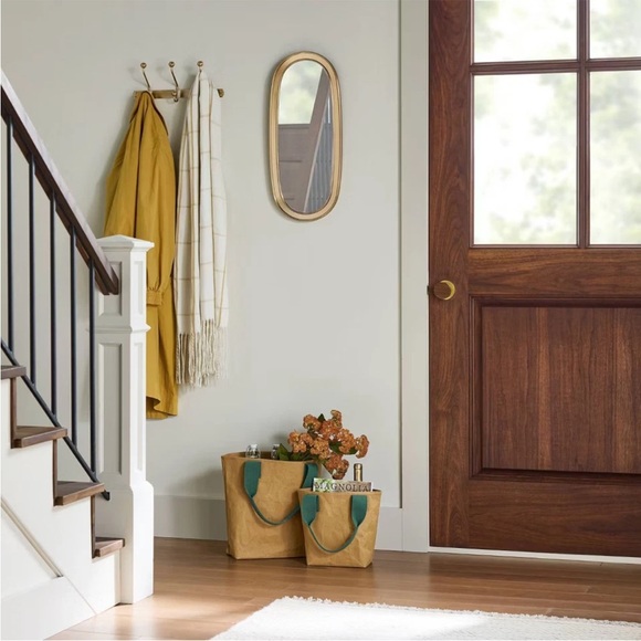 2pk Tote Bag Set Brown/Green - Hearth & Hand™ with Magnolia - Picture 2 of 4